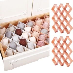 ROUFA Honeycomb Drawer Organizer Dividers Separators 30pieces